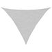 VidaXL Schaduwdoek Licht Grijs 5x6x6 m Polyester