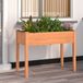 Maison Exclusive - Jardinière en bois massif de sapin, couleur marron, avec insert, dimensions : 118 x 59 x 76 cm