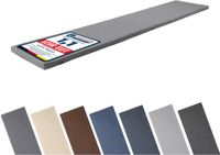 Garronda Bankkussen 200x40 cm – 4 cm dik – Waterafstotend & UV-bestendig – Donkergrijs