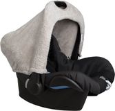 Baby's Only Autostoel zonnekap - Zonnescherm Maxi Cosi 0+ Cozy - Gemaakt van teddystof - Urban Taupe