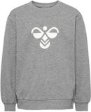 Hummel Junior Sweatshirt Tukas Regular Fit Katoen Unisex Grijs 9 jaar