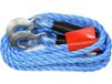 VOREL 82209 Gevlochten Sleepkabel - 2.5t - Met Haken - Titanium