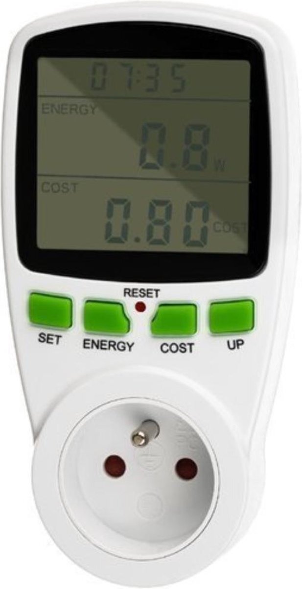 Nagtegaal Trading Energiemeter – Energieverbruiksmeter in Euro's - Stopcontact