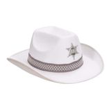 Finidi Witte Sheriff Cowboyhoed