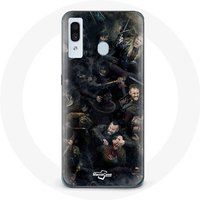 Manicase Hoesje voor Samsung Galaxy A20e Vikings Teaser Seizoen 6 Poster Karakters Art