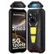 DOOGEE V Max Play 5G Projector Téléphone robuste Écran de 6,78 pouces Batterie de 20500 mAh Lampes de camping doubles Dimensity 7300 NFC Smartphone