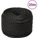 Chic Corde de travail multifonctionnelle, corde durable noir 10 mm 25 m polypropylène Chic-108501