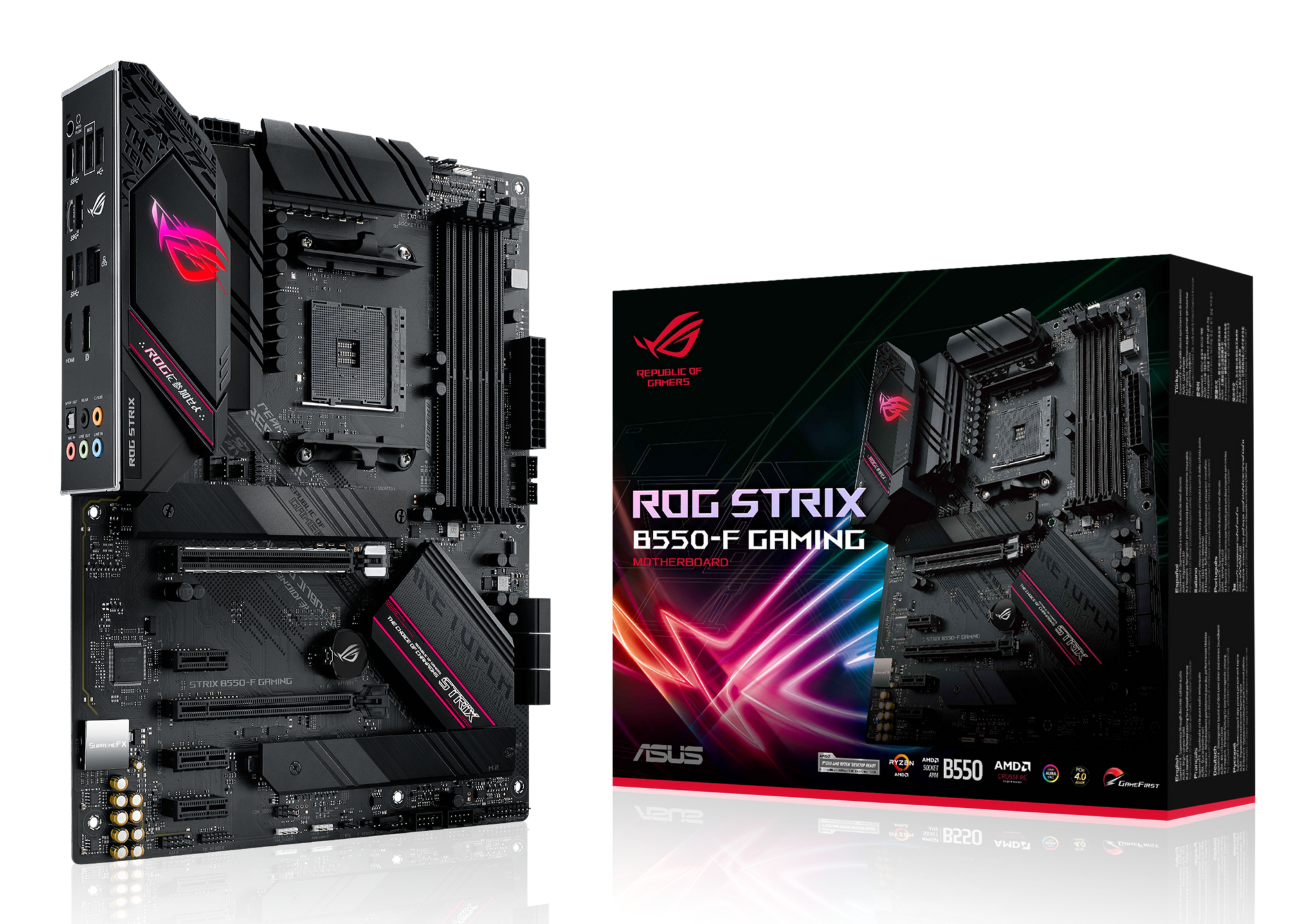 ASUS ROG STRIX B550-F GAMING - Moederbord - Socket AM4 - ATX