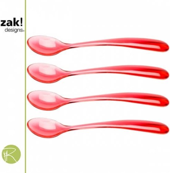 Zak!Designs ijslepels - - stacky Ijslepels - - Stacky - set van 4 - 15 cm