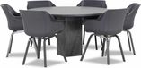 Hartman Sophie dining tuinset 7-delig - Graniet rond 140 cm