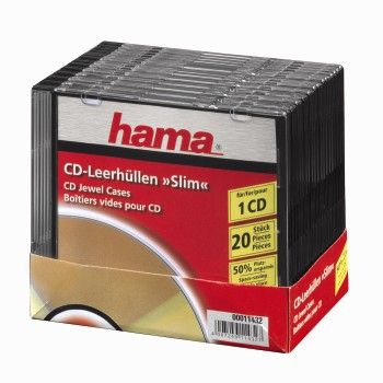 Hama 00011432 CD-doosjes - zwart, transparant