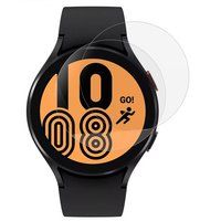 PHONILLICO Displaybescherming van gehard glas voor Samsung Galaxy Watch 4, 44 mm, 2 stuks, krasbestendig, Phonillico®