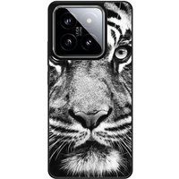 Xiaomi 14 Tigre Tigre blanc et noir Verstevigd hoesje met sublimatie bedrukking