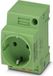 Phoenix Contact Contactdoos voor schakelkast EO-CF/PT/GN Groen (l x b) 60 mm x 45 mm