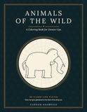 Animals of the Wild: A Coloring Book for Grown-ups