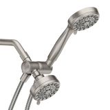 Moen Ignite Five-Function 3 3/4" Diameter Standaard Spuitkop met Handdouche, Zilver