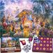 Puzzle Calendrier de l'Avent – Crèche, 24 Boîtes 1008 Pièces, Compte à Rebours Vacances de Noël, Idéal pour Enfants, Adultes, Famille
