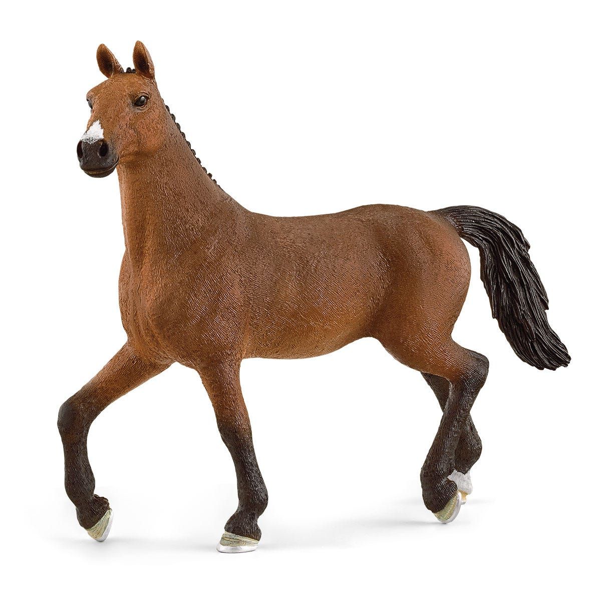 Schleich HORSE CLUB Oldenburger Merrie - Brown Horse Toy Figure - Ages 5-12