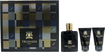 Trussardi Uomo Tweed Weekend Gift Set 50ml EDT + 30ml Aftershave Balm + 30ml Shower Gel