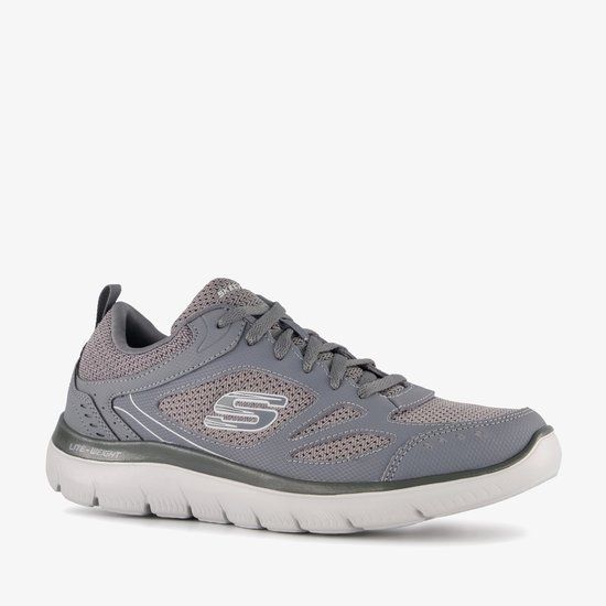 Skechers sneaker memory foam grijs - Maat 44
