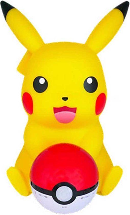 Teknofun Pokémon Pikachu Bluetooth Speaker met LED Lamp – 35 cm