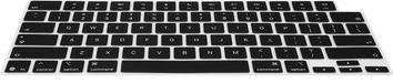 kwmobile Keyboard Cover Compatible with Apple MacBook Air 13 M5 2026 A3449 - Keyboard Cover US English QWERTY - Black