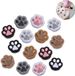 Patch brodé - Jolie patch brodé avec empreinte de patte de chat - 14 pièces