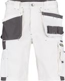 DASSY Tweekleurige holsterzakkenshort - WIT/CEMENTGRIJS - Maat 60