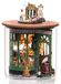 Merkloos Poppenhuis Poppenhuis bouwpakket - Houten doe-het-zelf poppenhuisset - LED-verlichting - Met stofkap - Miniatuur poppenhuiskit