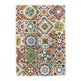 Carnet Paperblanks Portuguese Tiles- Porto (Portuguese Tiles) Midi Unlined Hardback Journal (Elastic Band Closure)