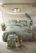 Pip Studio Darjeeling Days dekbedovertrek - Eenpersoons - 140 x 200/220 cm - Groen