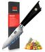 SHAN ZU GYO Series Damastmes, Schilmes, Fruitmes, Scherp 9,3 cm, Groentemes, Keukenmes, 10Cr15MoV, Japans Damaststaal, 67-Laags Damaststaal, Keperstof, Fruitmes Met G10-Jandvat