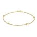 Lucardi Dames Armband twist bal - 9 karaat - Armband - Cadeau - 18 cm - Geelgoud