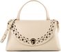 Coccinelle Nikla Schoudertas Leder 34.5 cm - Dames - Sandshell