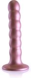 Shots Ouch! OU822ROS Beaded G-Spot Dildo 13 cm Rose Gold