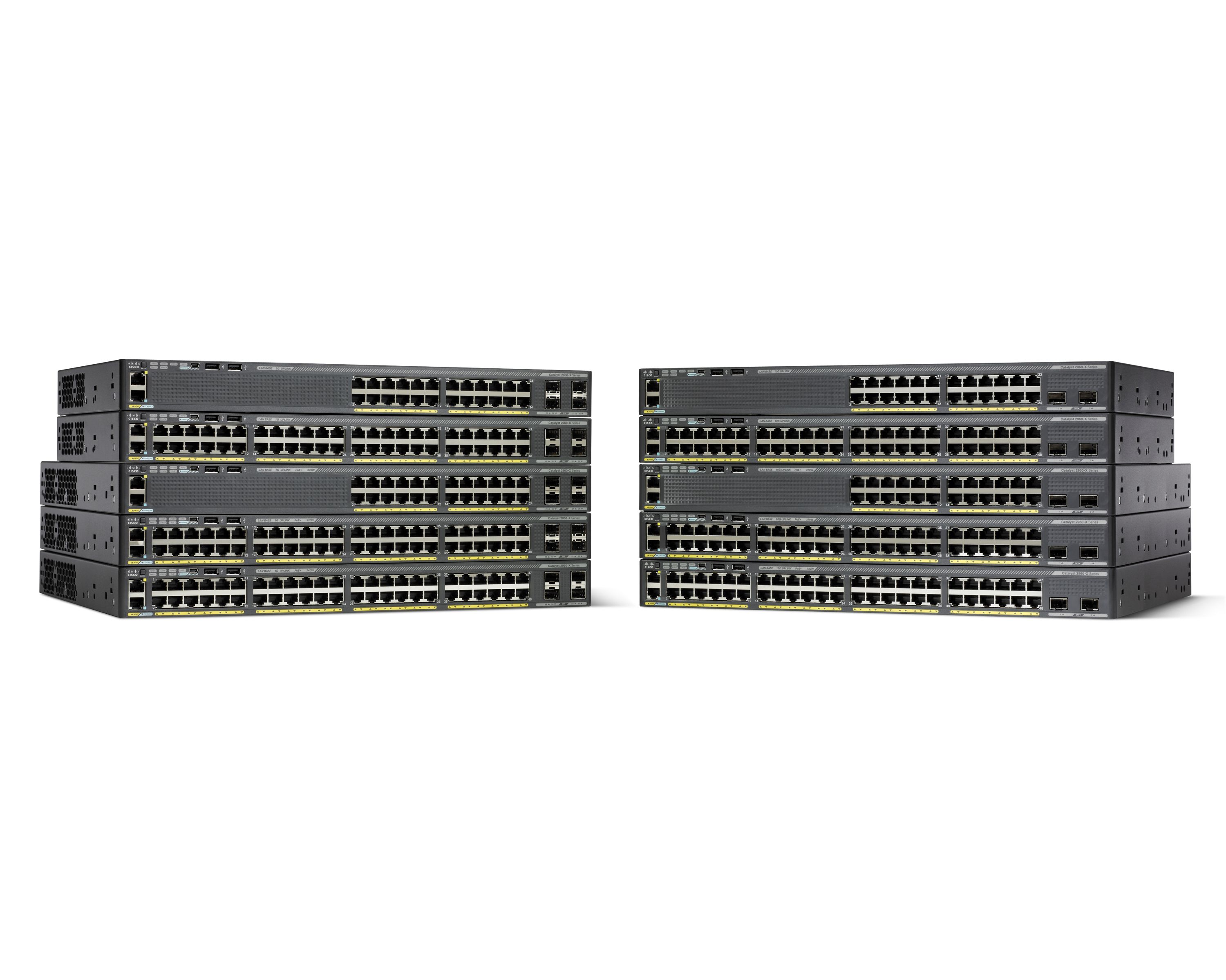 Cisco Catalyst WS-C2960X-48TD-L Switch - Zwart