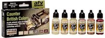 Vallejo Model Air Set - British Caunter Colors, 17 ml (Pack van 6)