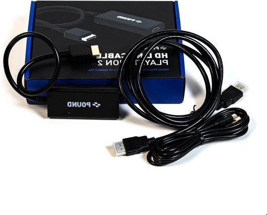 HDMI HD Link Kabel - PS1 PS2 Compatibel - RGB Display 720p Resolutie - Micro USB Stroomvoorziening