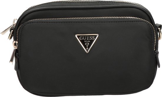 Guess Kleine Schoudertas / Crossbodytas - Dames - Eco Gemma - Zwart