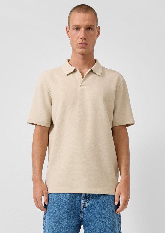 QS s.Oliver QS regular polo beige XXL