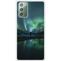 Samsung Galaxy Note Aurores boreales Verstevigd hoesje met sublimatie bedrukking