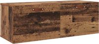 vidaXL Wandkast 100 x 36,5 x 35 cm Bewerkt hout Oudhout