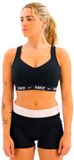 Nike Indy High Support Sportbeha Vrouw Zwart / Zwart / Wit Polyester