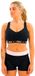 Nike Indy High Support Sportbeha Vrouw Zwart / Zwart / Wit Polyester