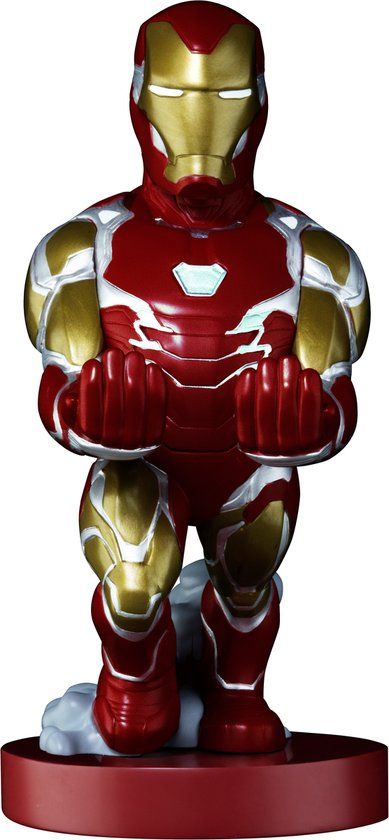 Exquisite Gaming Cable Guys Marvel Infinity Saga Iron Man Telefoon & Controller Oplader/Houder