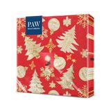 PAW Servetten 33 x 33 cm, 20 stuks - Gouden Kerstbomen