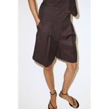 Mango Straight Leg Bermuda Short - Bruin