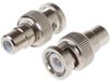 BNC-stekker naar tulpstekker adapter, 75 Ω, metaal
