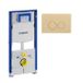 Geberit Duofix Element - UP320 - QeramiQ push bedieningsplaat - wand - 112cm - ronde knoppen - kunststof - mat beige SW1102365/SW1242378