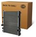 HELLA 8MK 366 301-901: Radiateur, refroidisseur d'eau, radiateur moteur, adapté pour PEUGEOT 207, 207 CC, 208 I Hatchback, 207 SW, et pour CITROËN